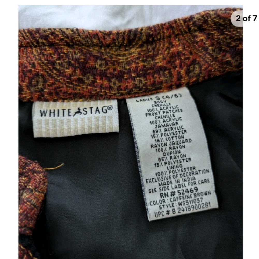 Vintage White Stag Patchwork Jacket - Picture 3 of 5